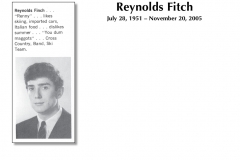 Memorial-for-Reynold Finch November 20, 2005