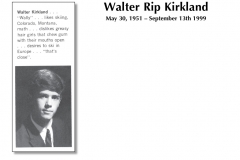 Memorial-for-Walter Kirkland September 13, 1999