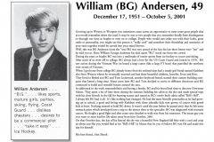 Memorial-for-William BG Anderson October 5, 2001