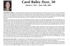 Memorial-for-Carol Bailey June 16, 2001